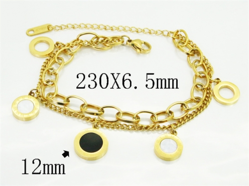 HY Wholesale Bracelets 316L Stainless Steel Jewelry Bracelets-HY41B0272HDL