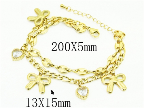 HY Wholesale Bracelets 316L Stainless Steel Jewelry Bracelets-HY32B1416HIV