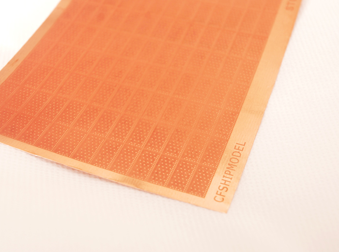 Copper Sheet A4 Size 0.1mm Thick Material