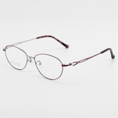 SY-1841 Fashion Optical Eyewear Eyeglasses Metal Frame Customized Logo Ready To Ship Eyeglasses