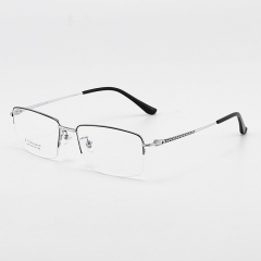 SY-1846 Latest model irregular titanium spectacle eyewear frame optical glasses in stock