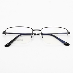 SY-1846 Latest model irregular titanium spectacle eyewear frame optical glasses in stock