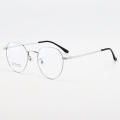 SY-1891 2019 fashion lightweight titanium round frame optical reading glasses