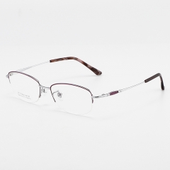 SY-1848 Men women unisex optical irregular titanium glasses