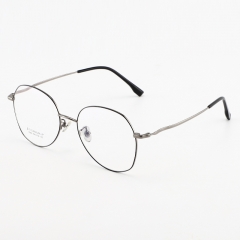 SY-1868 Latest model irregular titanium spectacle eyewear frame optical glasses in stock