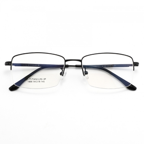 SY-1866 High Quality Stock Titanium Glasses Frame Pure Optical