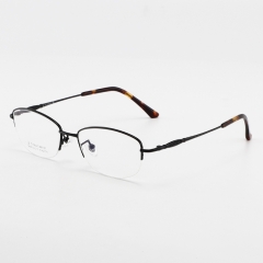 SY-1848 Men women unisex optical irregular titanium glasses