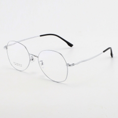 SY-1868 Latest model irregular titanium spectacle eyewear frame optical glasses in stock