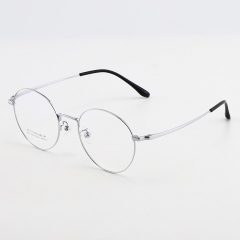 SY-1873 Classic Round Style Stock IP Plating Pure Titanium New Model Optical Frame Glasses