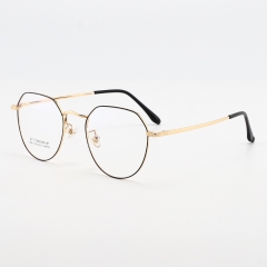 SY-1891 2019 fashion lightweight titanium round frame optical reading glasses
