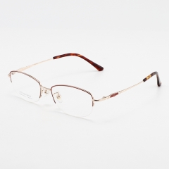 SY-1848 Men women unisex optical irregular titanium glasses