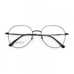 SY-1868 Latest model irregular titanium spectacle eyewear frame optical glasses in stock