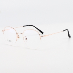 SY-1897 Hot Selling Round Metal Eye Glasses Frame Optical Glass In Amazon