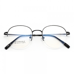 SY-1897 Hot Selling Round Metal Eye Glasses Frame Optical Glass In Amazon