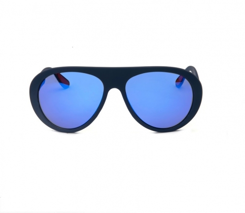2019 fashion Oversized Square Shape Tr Sunglasses with Metal Temple