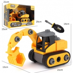 Children Take Apart Construction Educational DIY Engineering Vehicle Toys Gifts for Kids Grab truck