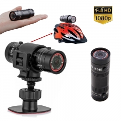F9 Mini Bike Camera HD Motorcycle Helmet Sports Action Camera Video DV Camcorder Full HD 1080p Car Video Recorder black