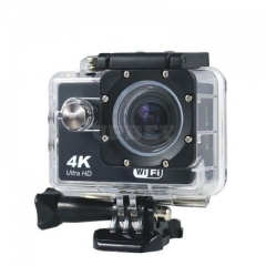 Q305 Sports Action Camera -  CMOS 8MP, 4K, Wi-Fi, Smartphone App, Waterproof Case, Micro SD Card Slot, 900mAh Battery