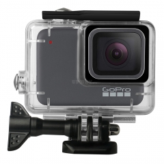 Professional 45M Waterproof Diving Housing Shell Case Cover for GoPro Hero 7 Silver/White