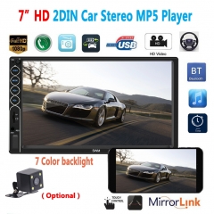 7inch 2 Din Car Radio MP5 Stereo Receiver Auto radio Car Stereo Audio Radio Mirror Link Support Rear Camera Without camera