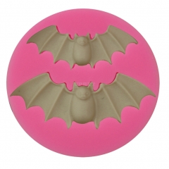 Halloween Bat Terrible Style Liquid DIY Silica Gel Baking Tool for Fondant Cake 5.5*5.5*0.7CM