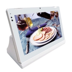 10 inch Lcd Advertising Machine Digital Menu Display with Power Bank for Restaurant Coffè Shop