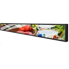 35" Advertising Shelf Edge Digital Advertising Player Ultra Wide Stretched Display For Supermarket