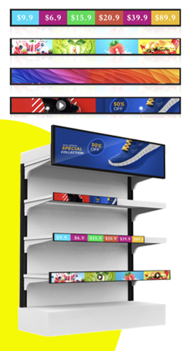 Ultrawide Shelf screen digital signage