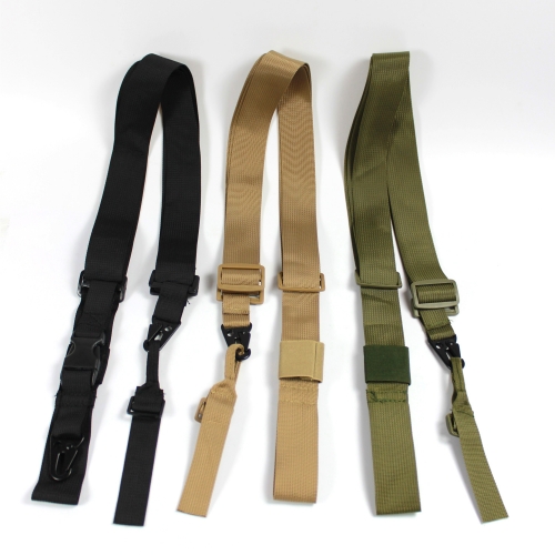 The New Heavy Nylon Duty Gun Belt Strap Tactical Two Points Sling Outdoor Airsoft Mount Bungee Rifle Sling