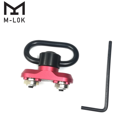 1.25 Inch Rde Color QD Sling Swivel M-LOK Adapter Rail Mount Kit (QD Swivel Included)