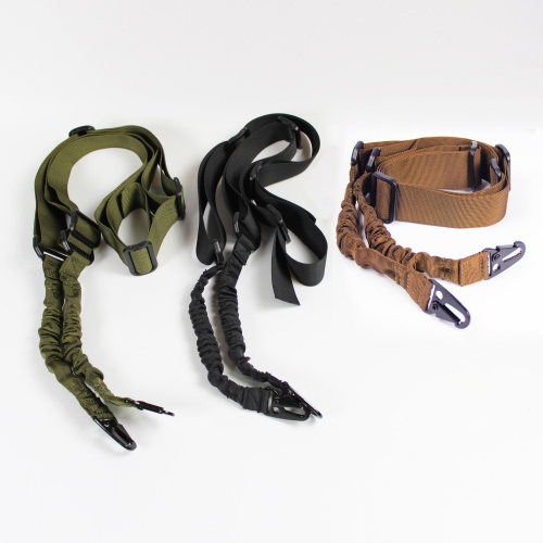 The New Heavy Nylon Duty Gun Belt Strap Tactical Two Points Sling Outdoor Airsoft Mount Bungee Rifle Sling