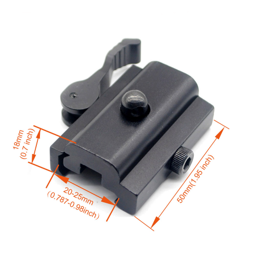 QD Bipod Adapter Sling Swivel Stud 11/20 mm Weaver/Picatinny Rail Mount Quick disassembly