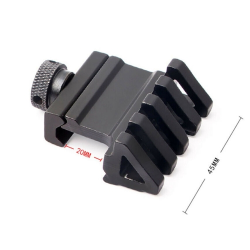 45 Degree Offset Rail Mount Quick Release Sights for Picatinny / Weaver Rail Fits any 20mm standard rail.