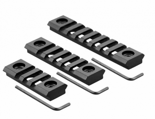 5/7/9 Slots KeyMod Rail Section Aluminum Picatinny Rails BLACK