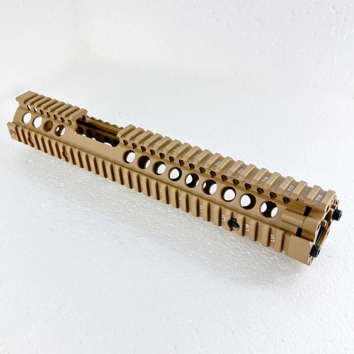 12.7 inch MK18 RIS Airsoft Handguard Free FLoat Quad Rail Tan color MK18W-12.7T