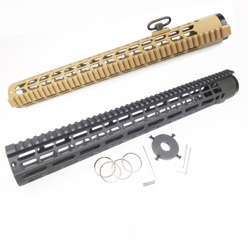 17 Inch Mlok Handguard Picatinny Rail Rail Mount System Fits .308/7.62 (AR10) Spec LRM308-17x