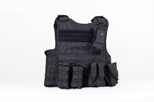 黑色升级版战术防弹衣