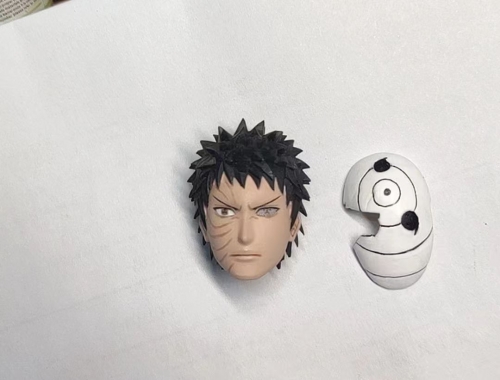 SHF Rin / Obito headsculpt 1:12