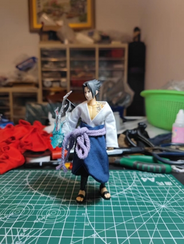 SHF NARUTOO Sasukee( Tattoo version) diydoll 1/12