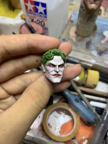 The Dark Knight returns  Joker headsculpt