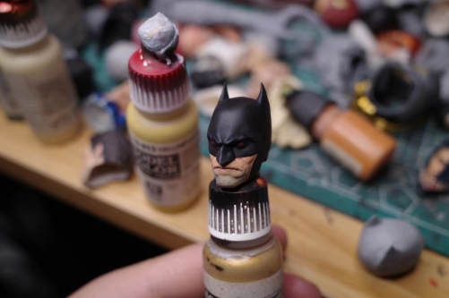 Flashpoint Batmann 2.0 (Bruce Waynee)  headsculpt 1:12