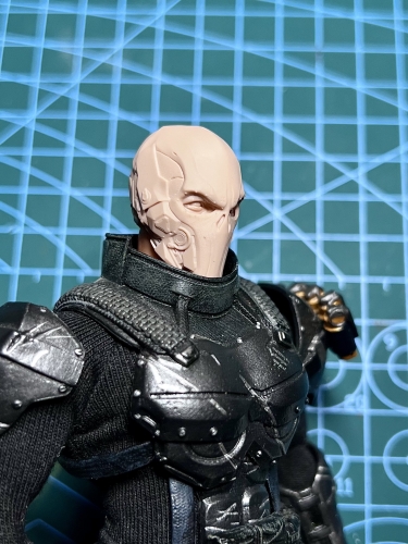 ml mezco helmet Punisher Headsculpt 1/12