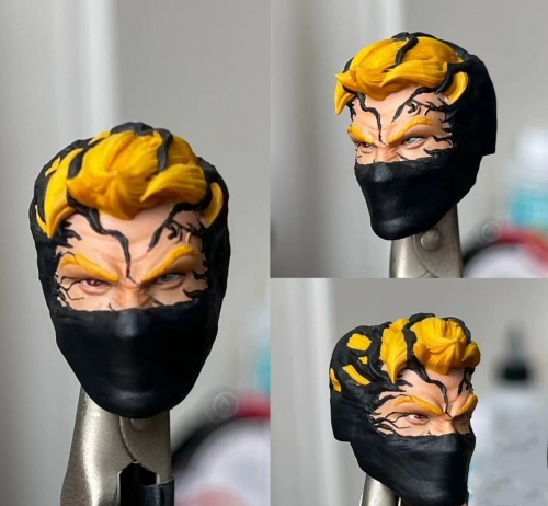 KAIYODO Amazing Yamaguchi/Mafex Agent Venom headsculpt 1:12