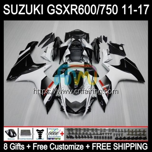 Injection Mold For SUZUKI GSXR 600 750 K11 GSXR-600 GSXR750 11 12 13 14 15 16 GSXR600 2011 2012 White black 2013 2014 2015 2016 2017 Fairing 40HM.36