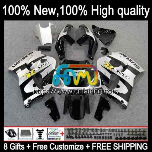 Body Kit For SUZUKI GSXR 600 750 GSX-R750 GSXR600 SRAD GSXR-750 White black 96 97 98 99 00 GSXR-600 GSXR750 1996 1997 1998 1999 2000 Fairing 1HM.9