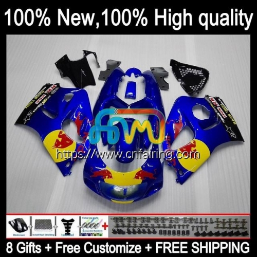 Body Kit For SUZUKI GSXR 600 Blue yellow 750 GSXR600 SRAD GSX-R600 1996 1997 1998 1999 2000 GSXR-750 GSXR-600 GSXR750 96 97 98 99 00 Fairing 1HM.85