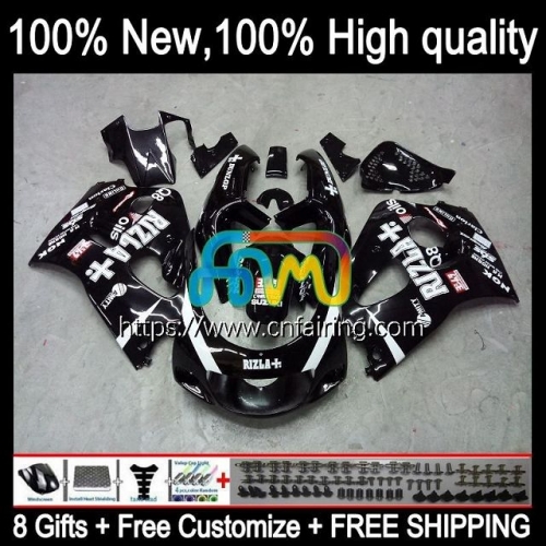 Body Kit For SUZUKI GSXR 600 750 GSXR600 SRAD RIZLA Black GSX-R600 1996 1997 1998 1999 2000 GSXR-750 GSXR-600 GSXR750 96 97 98 99 00 Fairing 1HM.94