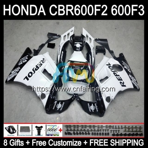 OEM Body For HONDA CBR600F2 CBR600 F2 1991 1992 1993 1994 CBR 600 F2 FS CC Bodywork CBR600FS CBR 600F2 91 92 93 94 Full Repsol White Fairing 33HM.178