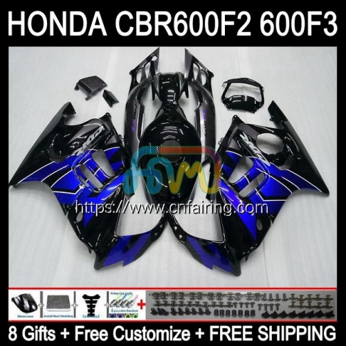 OEM Body For HONDA CBR600F2 CBR600 F2 1991 1992 1993 1994 CBR Blue black 600 F2 FS CC Bodywork CBR600FS CBR 600F2 91 92 93 94 Full Fairing 33HM.190