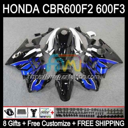 Injection Mold Body For HONDA Blue black CBR600F3 CBR600 F3 CBR 600 F3 FS CC CBR 600F3 95 96 97 98 CBR600FS 1995 1996 1997 1998 OEM Fairing 34HM.15